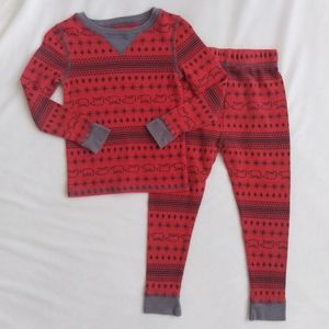 Toddler thermal pajama set